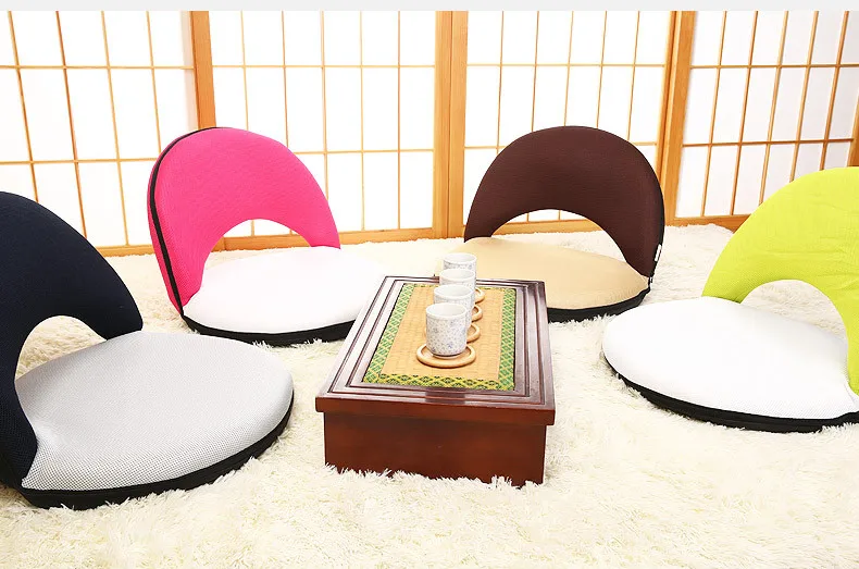 

Современная мебель для дома, портативный легкий напольный стул, складное компактное сиденье, японское кресло Zaisu для детей