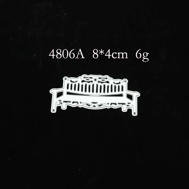 

JC Metal Cutting Dies Bench Couch Chair for Scrapbooking Die Cut Card Make Shape Stencil Craft Mold Mould Model Decor Template