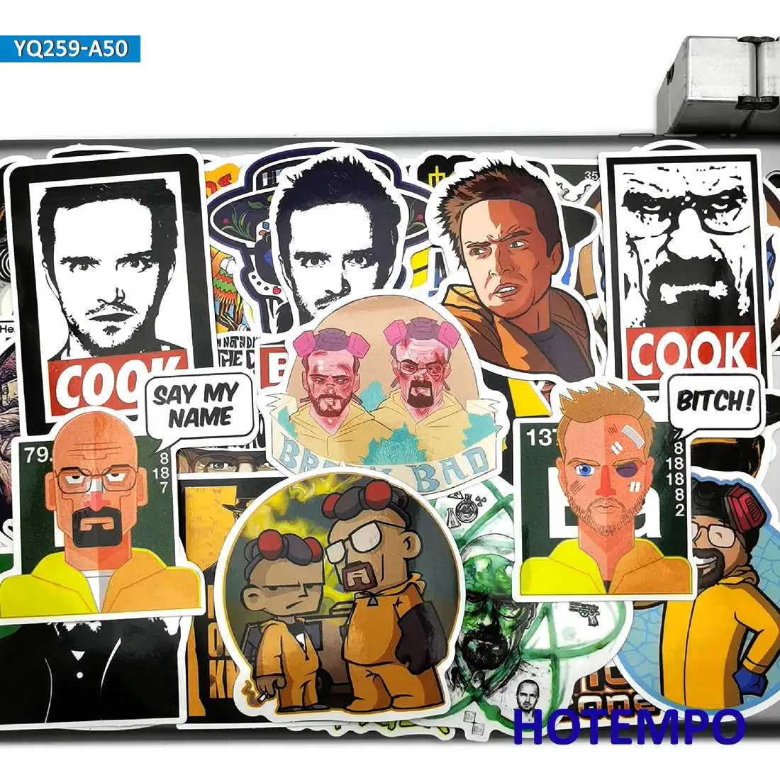50 шт. классические ТВ шоу Breaking Bad стильные забавные наклейки на мобильный телефон