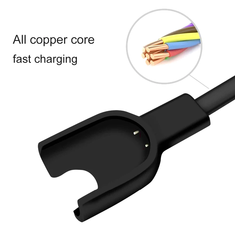 Зарядный кабель для Xiaomi Mi Band 3 Miband Смарт Браслет фитнес трекер зарядка USB зарядное
