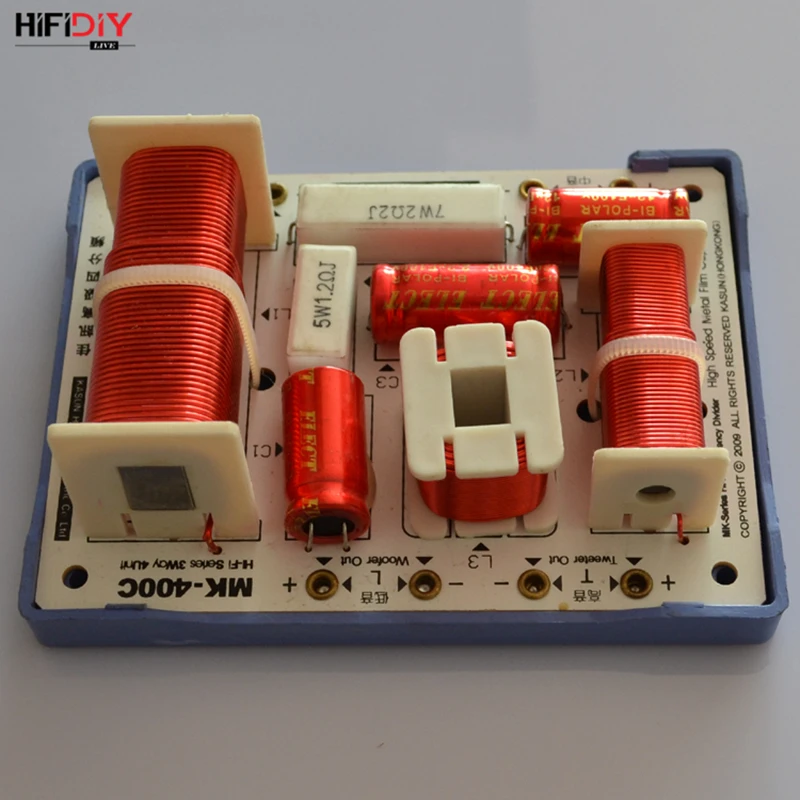 HIFIDIY LIVE MK-400C 3 Way 4 динамик (твитер + mid 2 * бас) HiFi s аудио кроссовер с делителем частоты