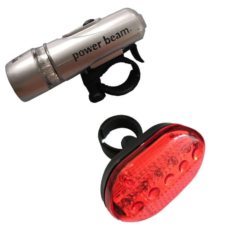 5LED велосипедный передний головной светильник + задний набор MTB велосипедных