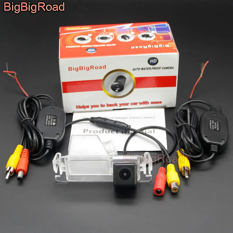 Series 3 Wireless BigBigRoad парковочная камера заднего вида для hyundai Accent Solaris Verna I30 I20 для Kia K2 Rio седан хэтчбек Ceed 2013 - Название цвета: Series 3 Wireless