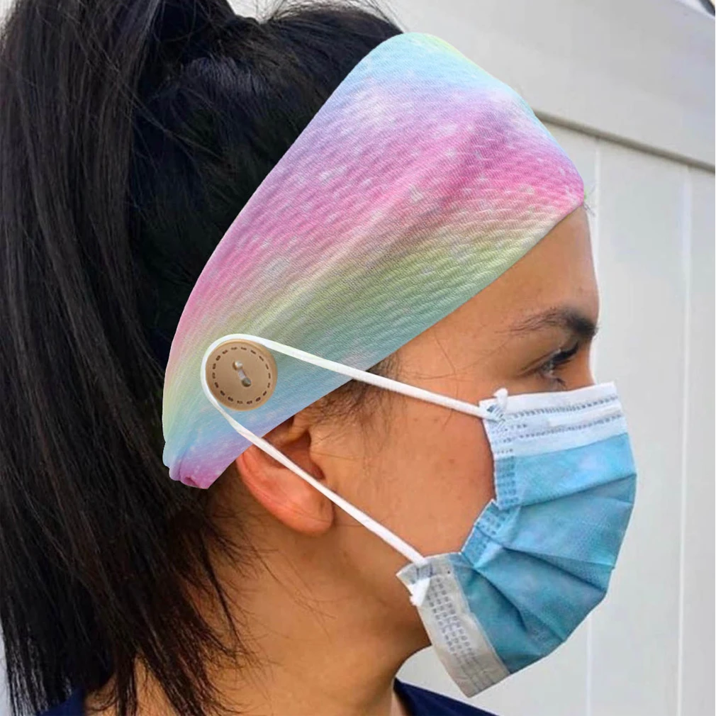 Женский мужской головной убор с пуговицами 2020 модный держатель для медсестры