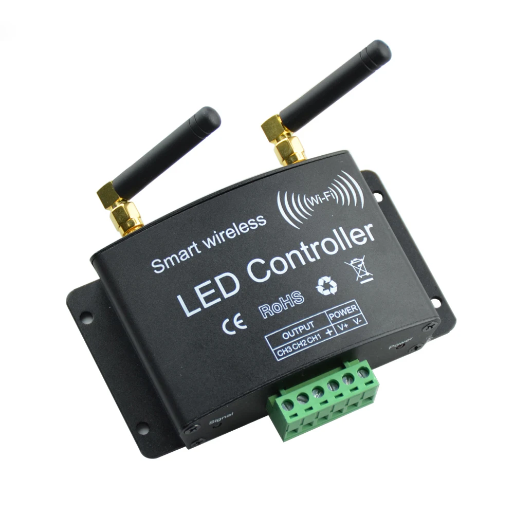DC12 24V Wifi пульт дистанционного управления светодиодный RGB контроллер RF сенсорный 3