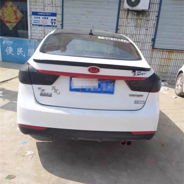 Спойлер для Kia Forte K3 2016-2018 спойлер WWK ABS пластик Материал заднее крыло автомобиля