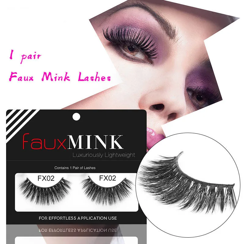 Genailish 3d накладные ресницы Лидер продаж ручной работы из искусственной норки