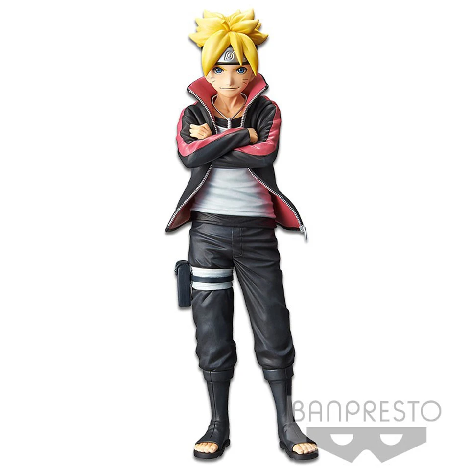 22cm Boruto Tronzo, оригинальная Banpresto, Grandista Shinobi Relations Naruto, Shippuden, SASUKE kacashi Boruto Naruto, ПВХ фигурка, модель игрушки - Цвет: 22cm Boruto