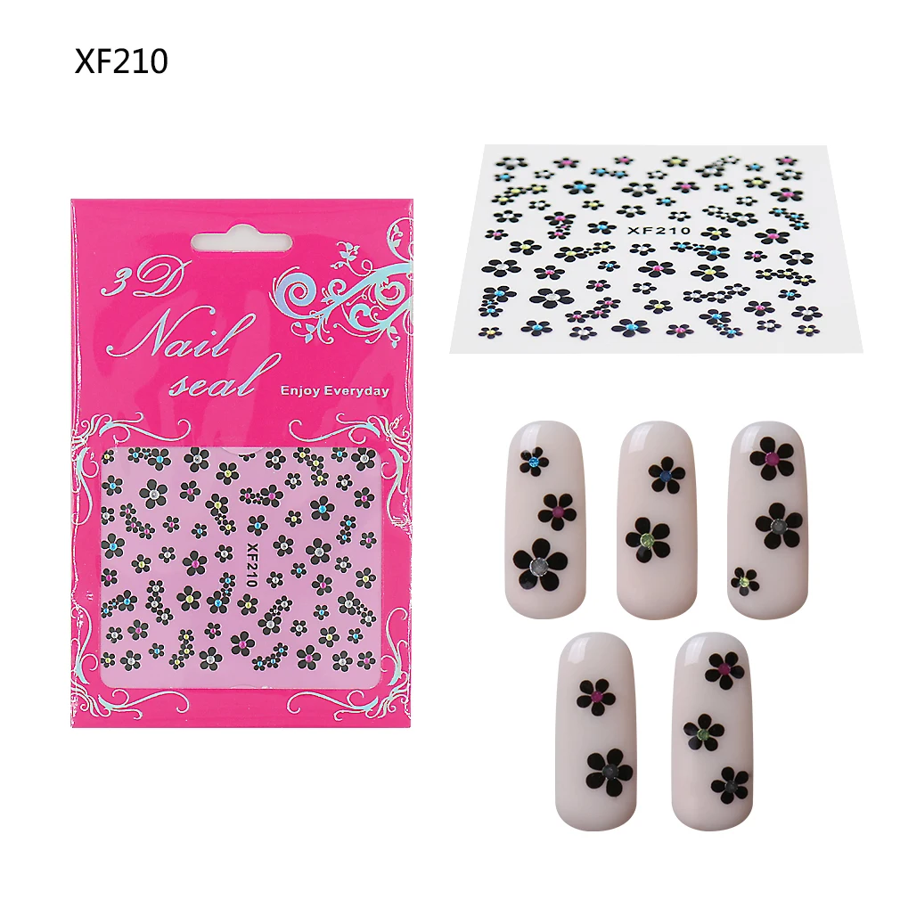 3D Бриллиантовая наклейка для ногтей наклейки с блестящими сверкающими стразами