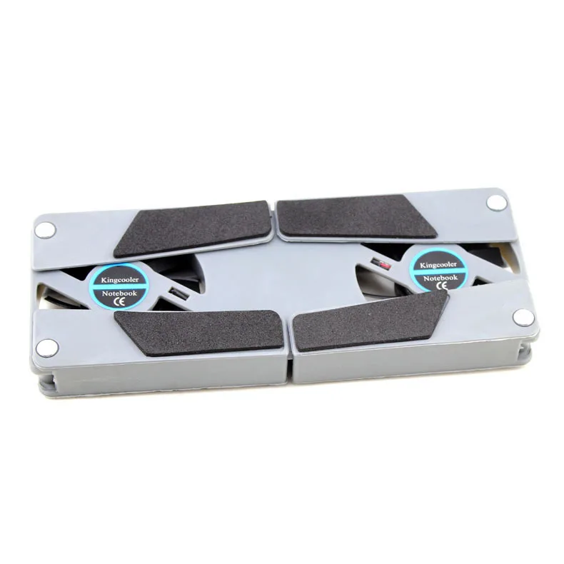 

Laptop Desk Support Dual Cooling Fan Notebook Computer Stand Foldable USB Rack Holder Black New