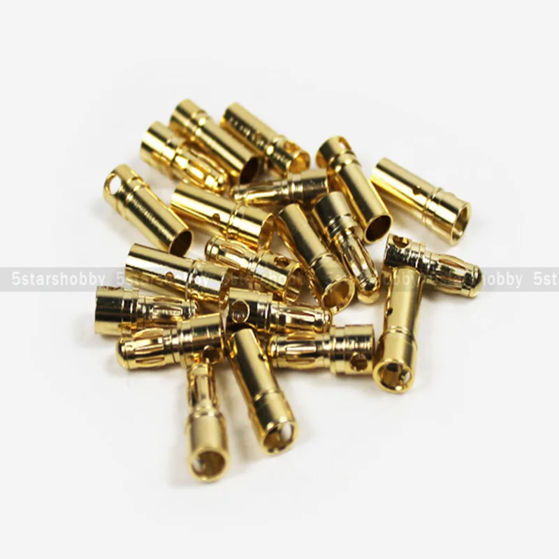 

10 pair 3.5mm Gold Bullet Connector plug for RC battery motor