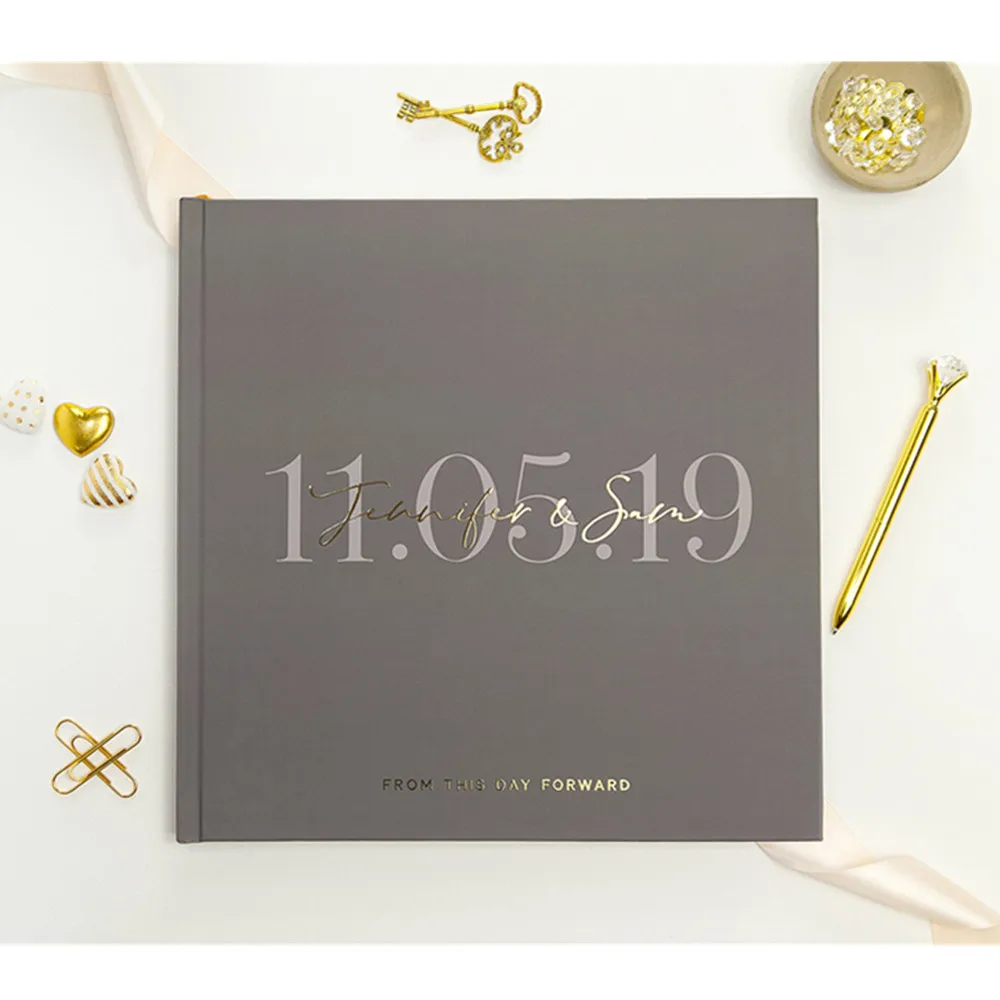 

Индивидуальная Книга в твердом переплете, Свадебная Гостевая книга на заказ, имя, дата, монограмма, девичник, дневник, аниверсары, день рожде...