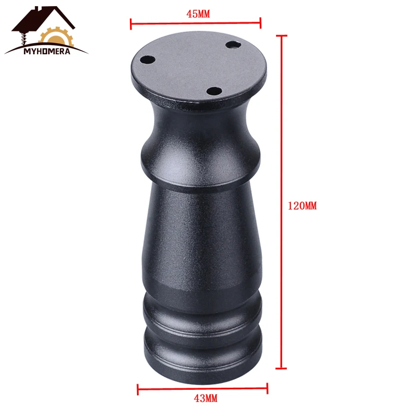 Color A 120mm Myhomera 80 мм-150 мм мебельные ножки, регулируемые ножки для шкафа, дивана, алюминиевый шкаф, журнальный чайный столик, ванная комната, защитная ножка - Цвет: Color A 120mm