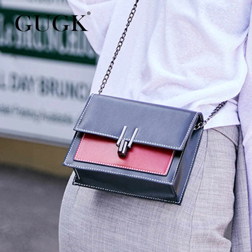 Женская сумка на плечо с металлической цепочкой | Багаж и сумки