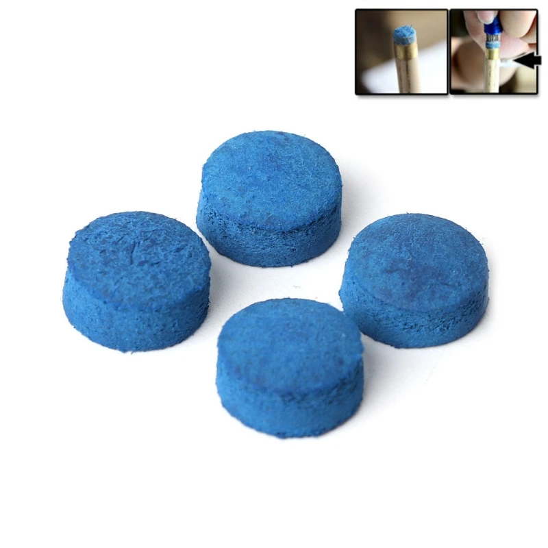 

50pcs 9mm 10mm Blue Billiard Pool Cue Tips Hardness Snooker Stick Accessories