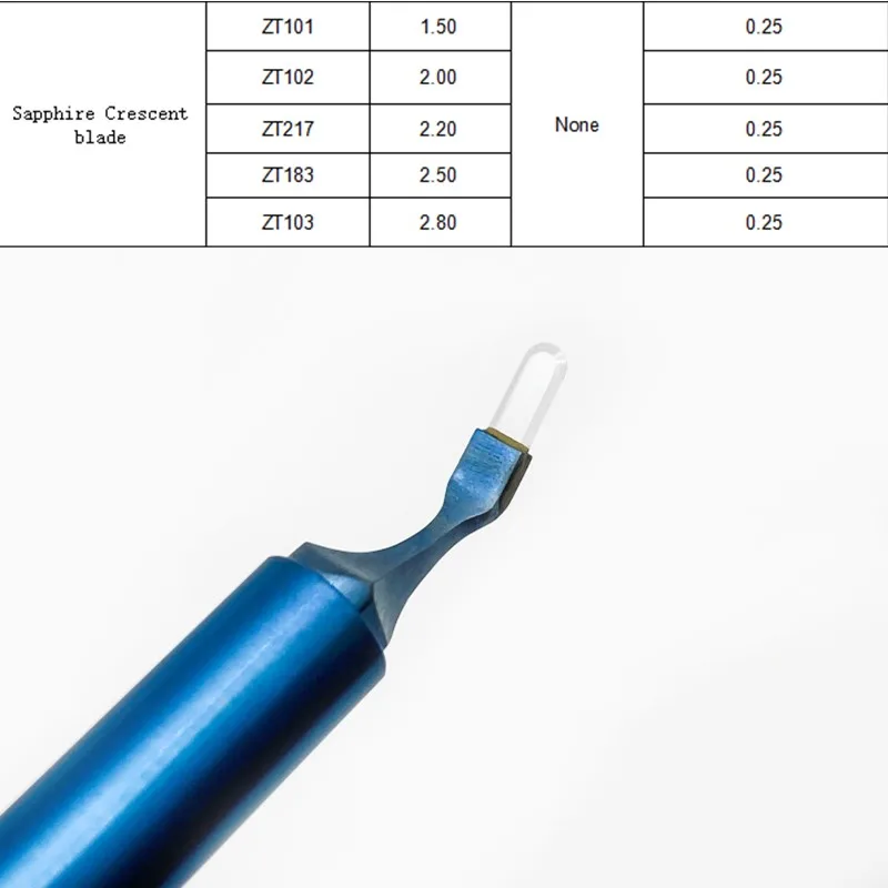 Полумесяца лезвие офтальмологический прибор для улучшения кожи вокруг глаз