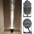 Светодиодный настенный светильник, уличсветильник прожектор с узким лучом, 10 Вт, s-образный, для украшения стен