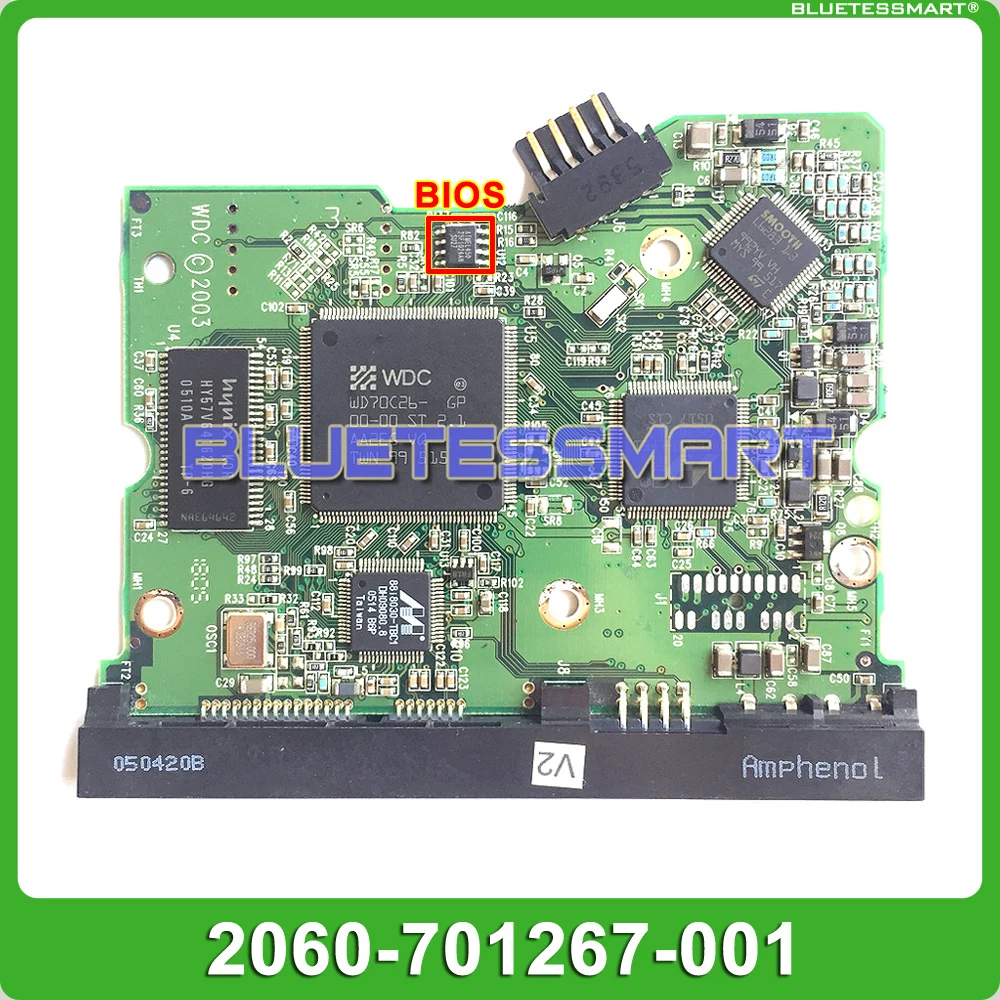 Материнская плата HDD PCB 2060 701267 001 REV A для WD 3 5 SATA восстановление данных жесткого