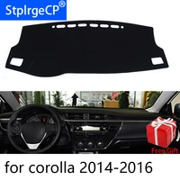 for toyota corolla 2014 2015 2016 2018 car styling dash mat dashmat dashboard sticker cover sun shade dash board cover carpet