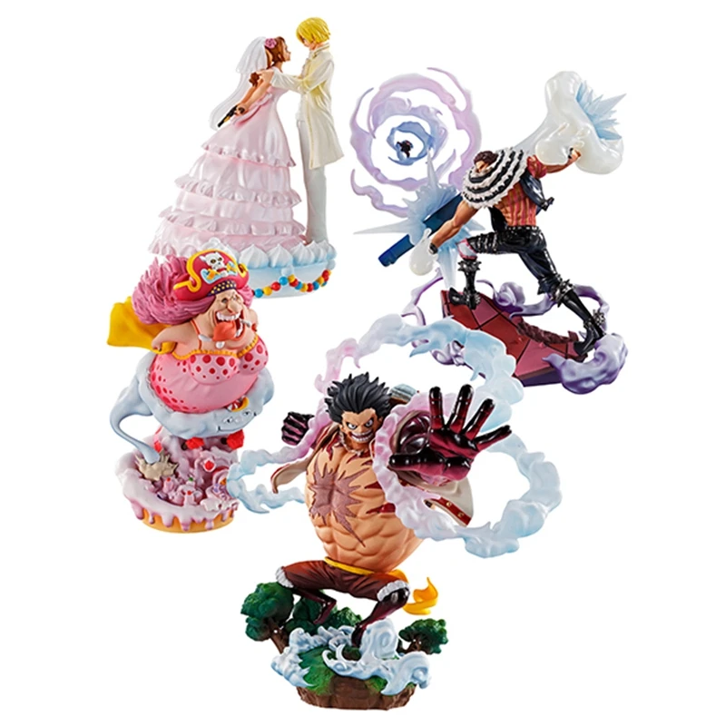Оригинальная цельная фигурка Megahouse OP Log Box Luffy katakuli Sanji Big MUM фигурки модель куклы