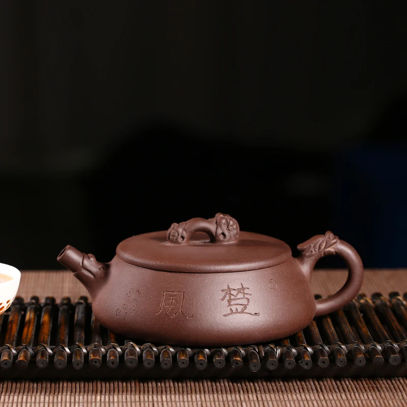

Through the ages yixing are recommended by pure manual teapot kung fu tea set stone gourd ladle of the suit