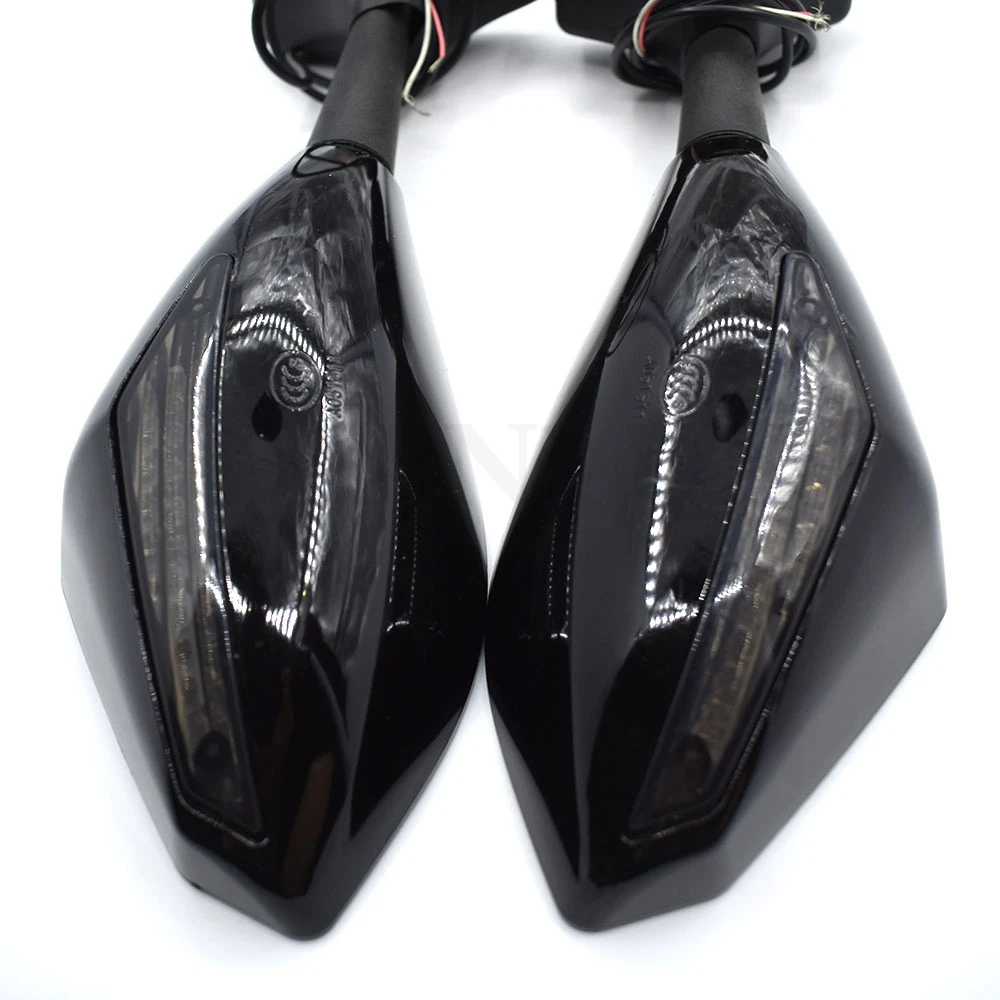 Универсальный мотоцикл заднего вида боковое Крыло зеркала w/Светодиодный