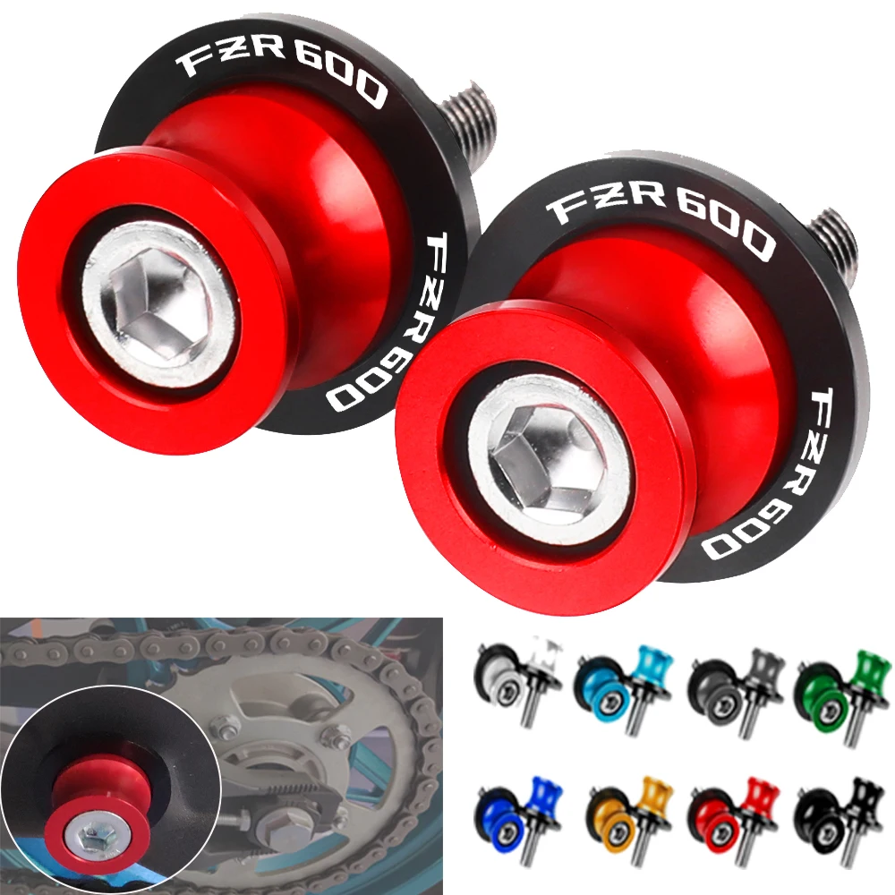 

6MM Motorcycle CNC Swingarm Spools Slider Stand Screw For Yamaha FZR600 FZR 600 1989 1990 1991 1992 1993 1994-1999 Accessories