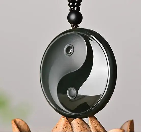 Подвески из нефрита Boutique natural and Tian jadees Mo jade Yin Yang eight trigram модные подвески Taiji для