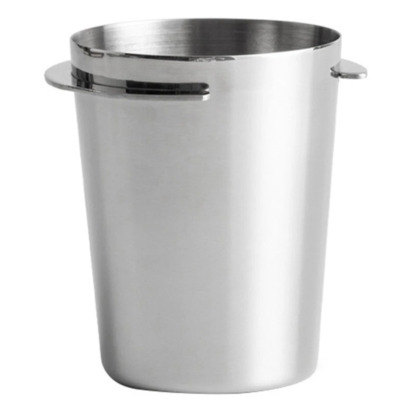 

Кружка-дозатор, кружка для кофе из нержавеющей стали-дозатор, деталь для подачи пудры для машины для эспрессо 58 мм, инструменты «сделай сам» ...