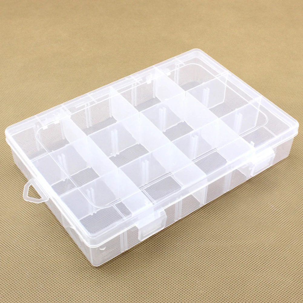 12 ячеек прозрачный отсек детали сделай сам демонстрационная коробка контейнер