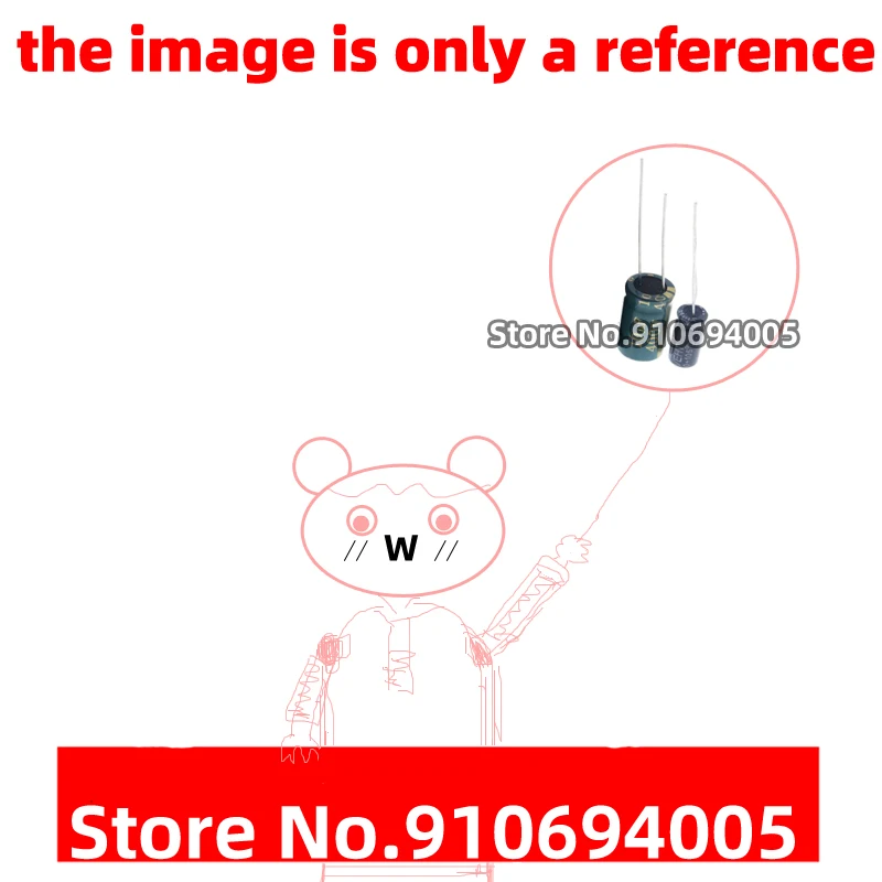 20 шт. прямое вставлено алюминиевый электролитический конденсатор 330 мкФ 35V 10*13*10*13