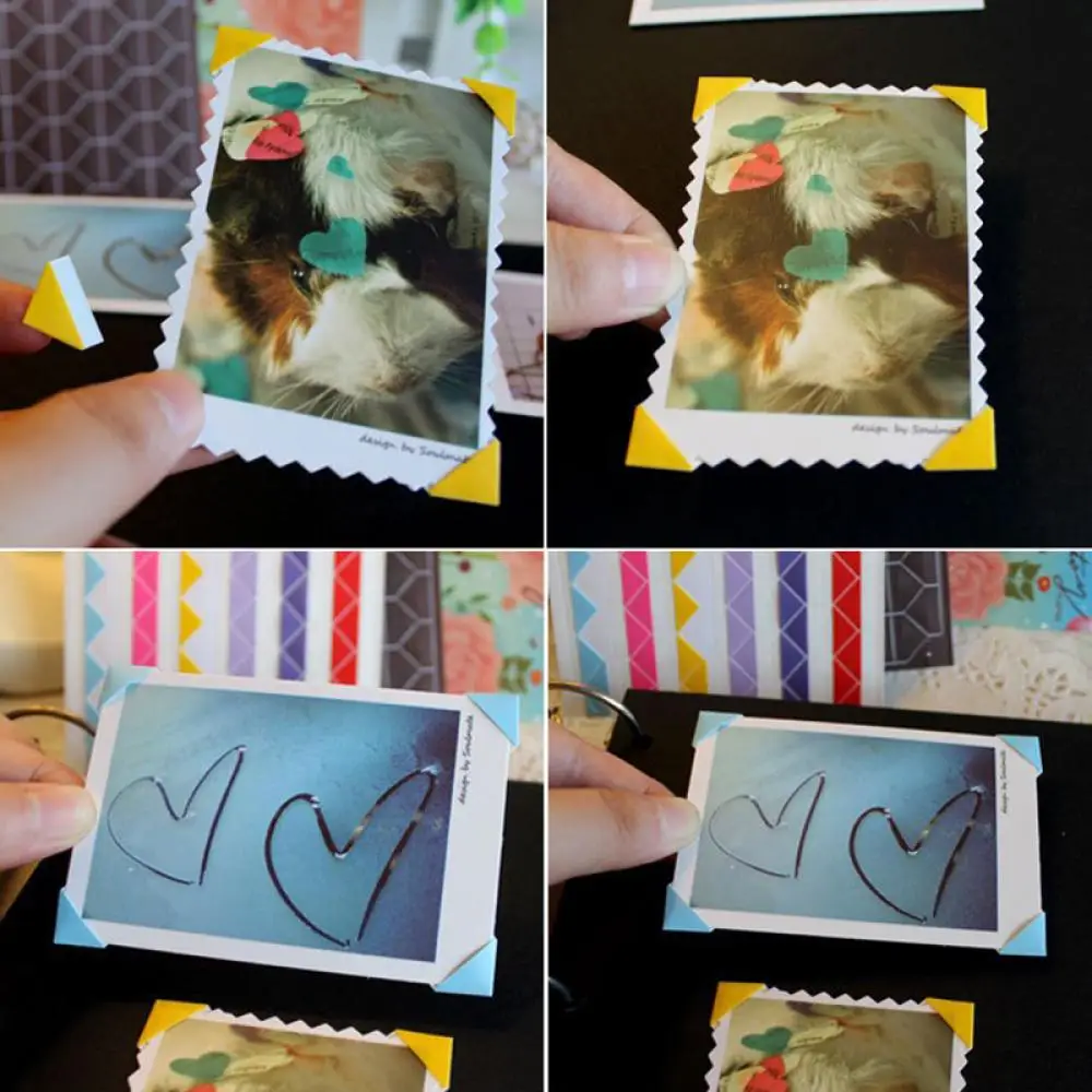 1 лист = 102 шт мини высокое Hand made Материал наклейка для украшения альбома Ретро ПВХ