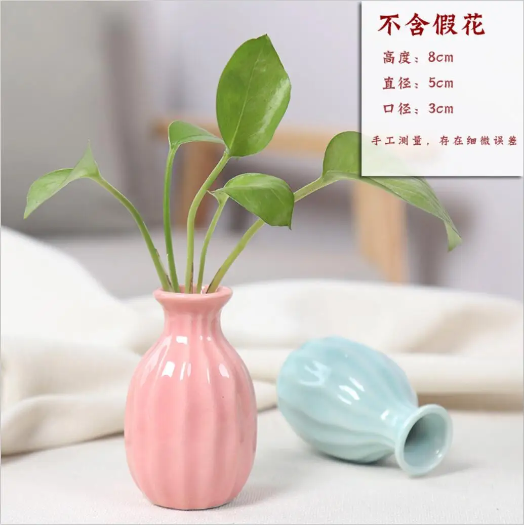 

Ceramic Vase Tower Vase For Home Decoration Photo Prop Fashion Ceramic Bottle Green Plant Ceramic Flower Vases H0479