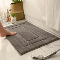 60 dropshipping bathroom mats non slip stains resistant polyester soft texture bath floor mat for kitchen