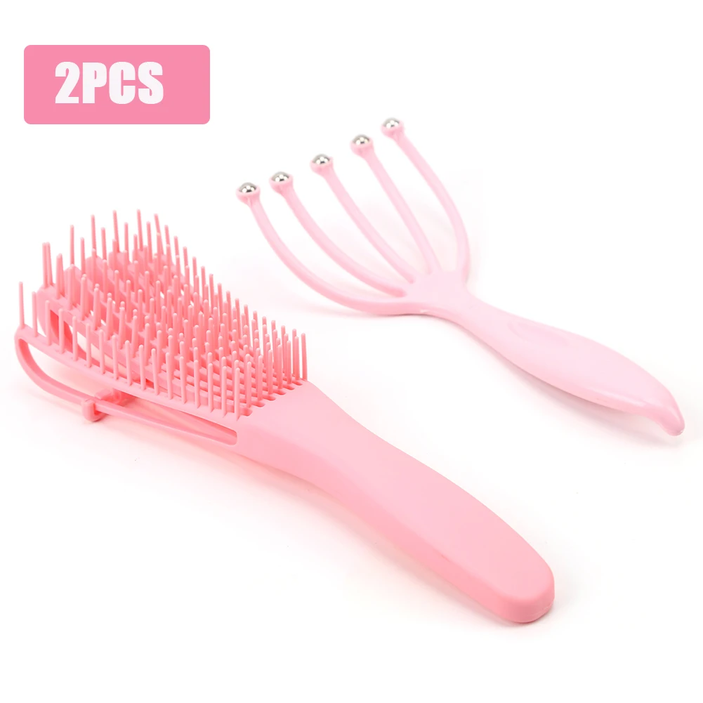 

Anti-Static Detangling Hair Brush Scalp Massage Hair Comb Detangling Brush for Curly Hair Brush Detangler Hairbrush Women Salon