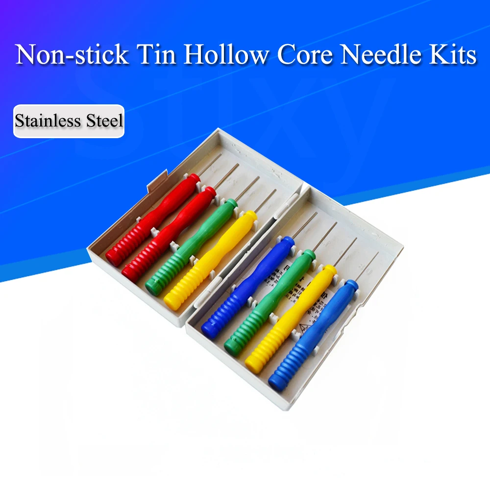 

8PCS=1Set Mixed Stainless Steel Non-stick Tin Hollow Core Needle Kits For Soldering Assist Accessories