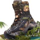 Зимние теплые мужские ботинки cungel из натуральной кожи с мехом, мужские зимние ботинки ручной работы, водонепроницаемые рабочие ботильоны с высоким берцем, мужская обувь