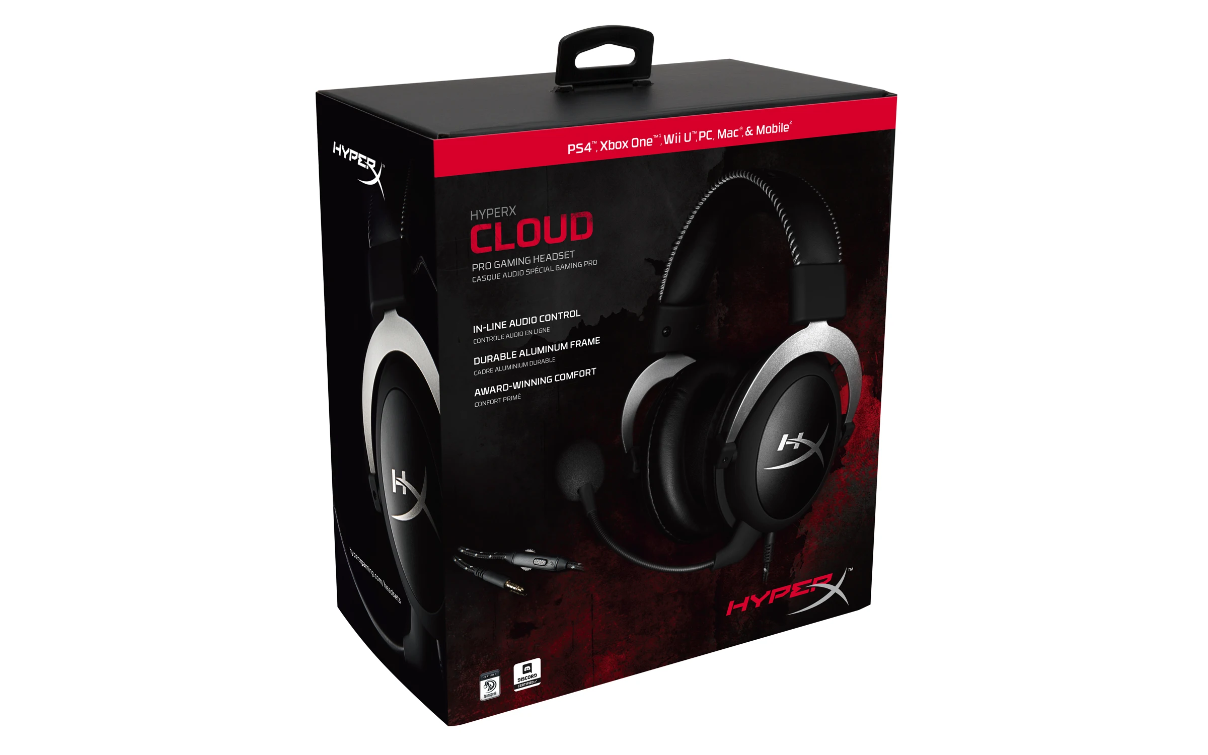HyperX Cloud Virtual 7,1 объемный звук USB звуковая карта продается отдельно облачная игровая гарнитура
