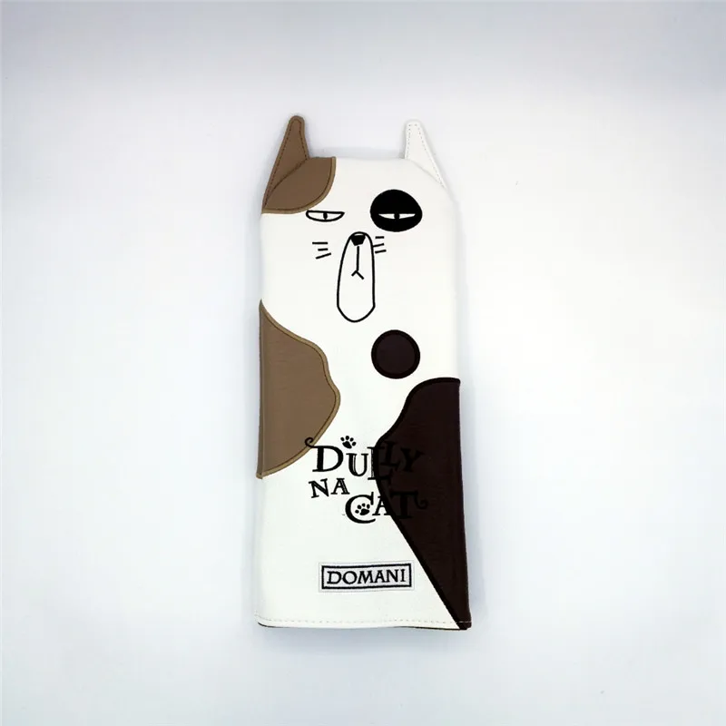 Dully na cat Golf Driver головной убор с хвостом для мужчин и женщин pu кожаный мультяшный Стиль Прекрасный чехол для гольфа - Цвет: donami