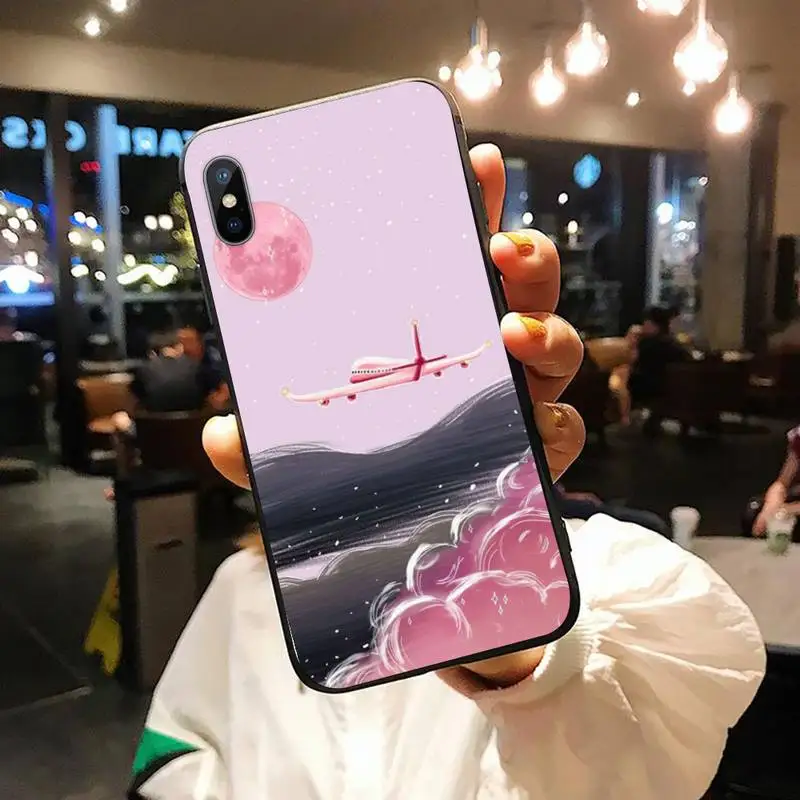 

World Map aircraft Travel Phone Cases for iPhone 11 12 pro XS MAX 8 7 6 6S Plus X 5S SE 2020 XR