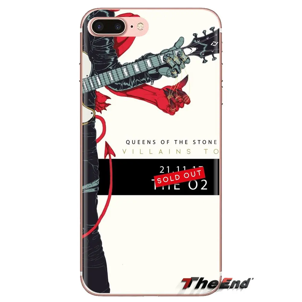 Queens Of The Stone Age силиконовый чехол сумка для samsung Galaxy S2 S3 S4 S5 MINI S6 S7 edge S8 S9 Plus Note 2 3 4 5 8