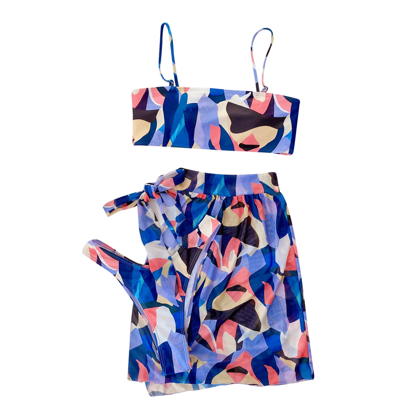 

High Waist Bikini 2021 Sexy Swimsuit Women Swimwear Swim Cover Up Bikini Set 2 Piece Set Women Beach Wear Swimming Bathing Suit