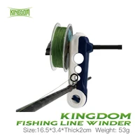 kingdom portable fishing line winder lightweight mini sturdy winding device detachable reel spooler machine fishing accessories