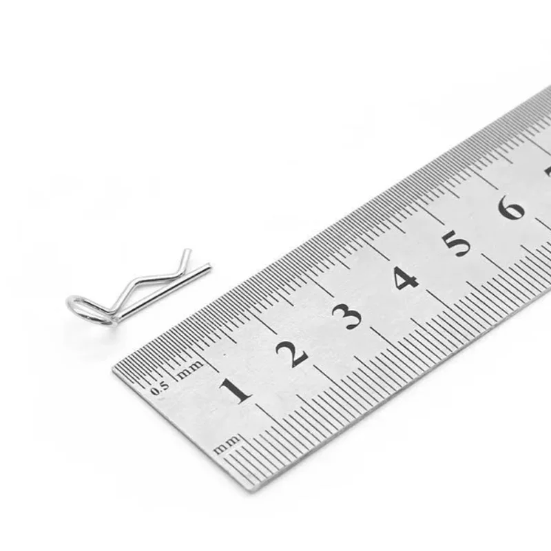 50Pcs Stainless Steel Body Clips Shell Cover Pin Bend for 1/10 RC Car Remote Control Toys Hsp Redcat Exceed Spare Parts | Игрушки и