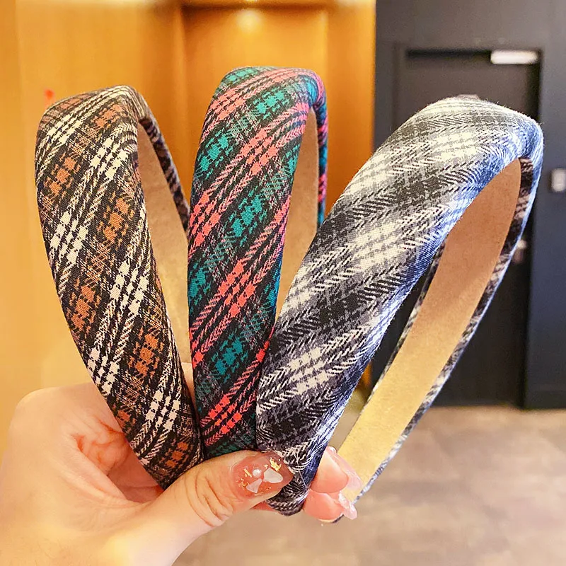 Новинка Женские винтажные элегантные полосатые резинки для волос в этническом