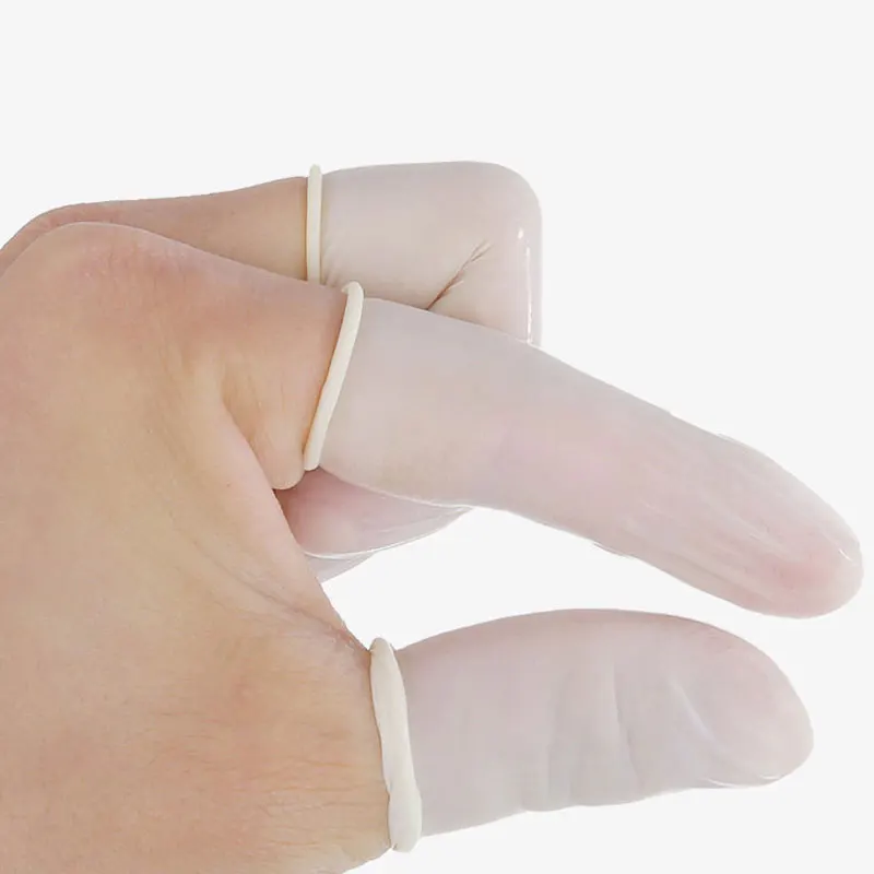 Перчатки для дизайна ногтей латексные резиновые напальчники пальцев защитные