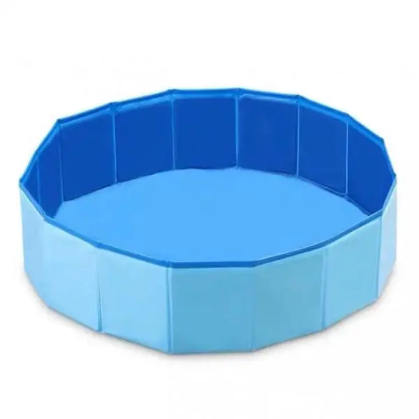 

60×20cm Cat Dog Puppy Swimming Pool Folding Bathing Tub for Garden Outdoor