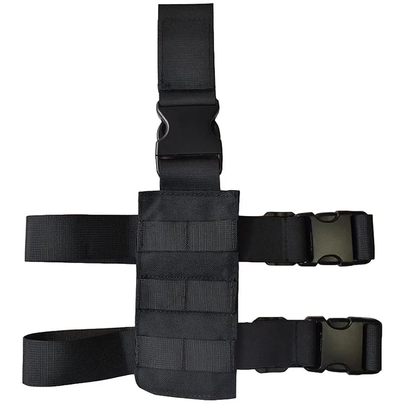 

Tactical Molle Drop Leg Panel Gun Holster Plate Universal Pistol Holster Magazine Pouch Thigh Rig Panel Quick Release Bag