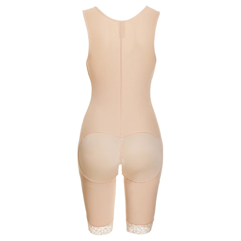 

Burvogue Women Body Shapewear Women Slimming Shaper Overbust Corset Postpartum Underwear Waist Trainer Plus Size Zipper Bodysuit