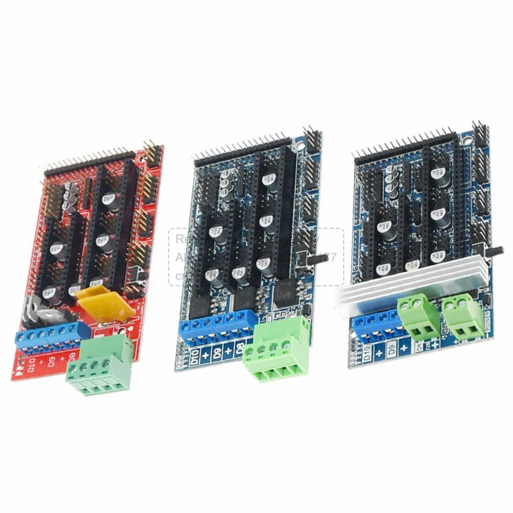 

Плата управления для 3D-принтера Ramps 1,4 1,5 1,6, плата управления расширения с радиатором, обновленная для Arduino